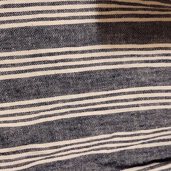 Madewell Indigo Stripe‎ Paperbag Pants Womens 2 - Picture 4 of 4